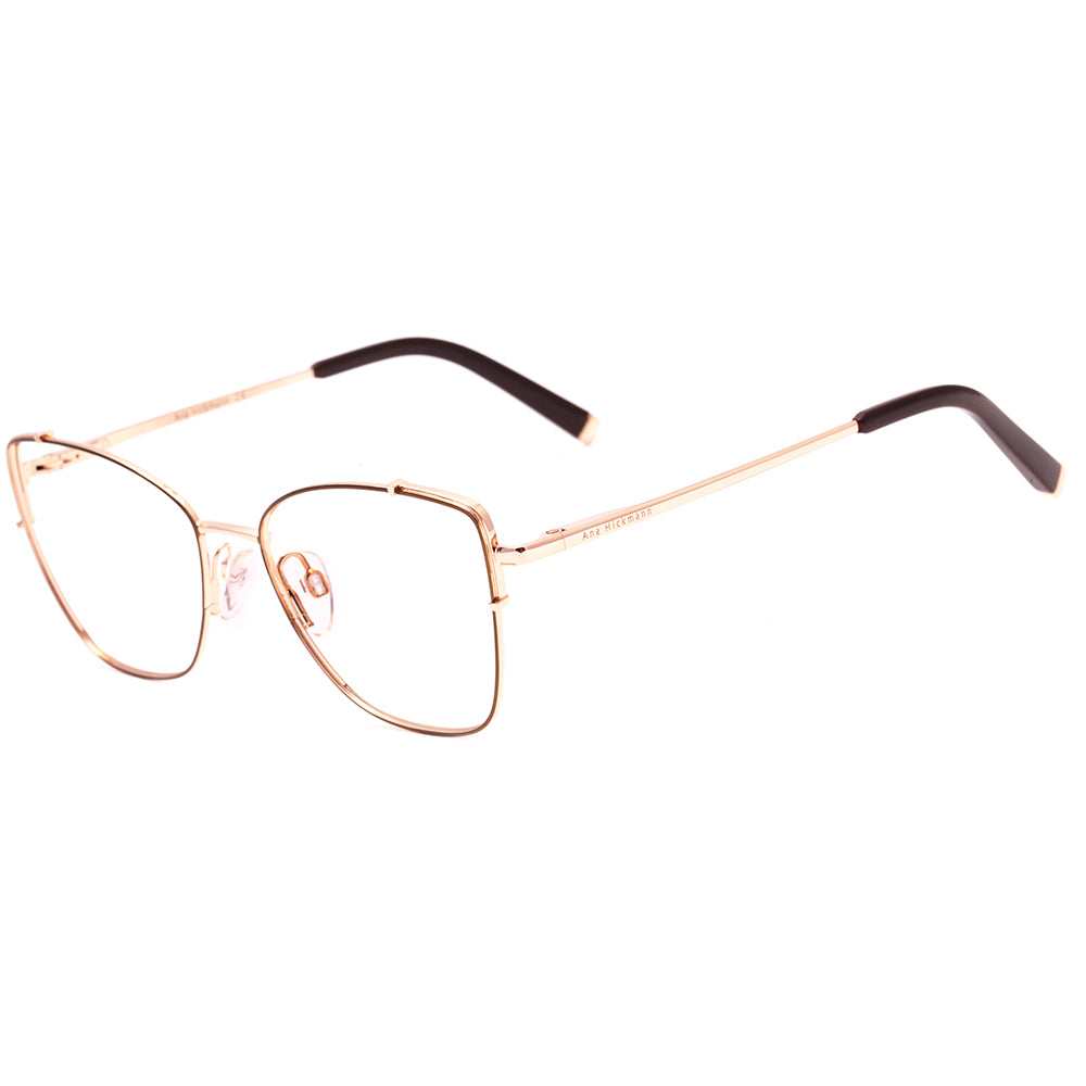 Ana Hickmann AH 1396 01D Preto e Dourado Brilho - Lente 5,4 cm