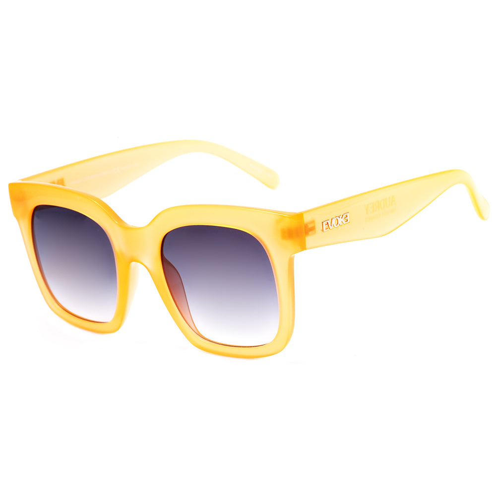 Evoke Audrey T04 Peach Yellow Gold/ Gray Gradient - 52 mm