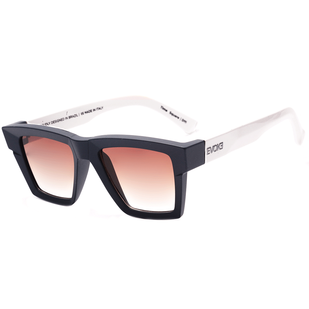 Evoke Time Square D11 Storm Blue White Silver / Brown Gradient - 49 mm