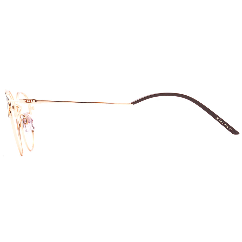 Hickmann HI 1133 01A Marrom e Dourado Brilho - 50 mm
