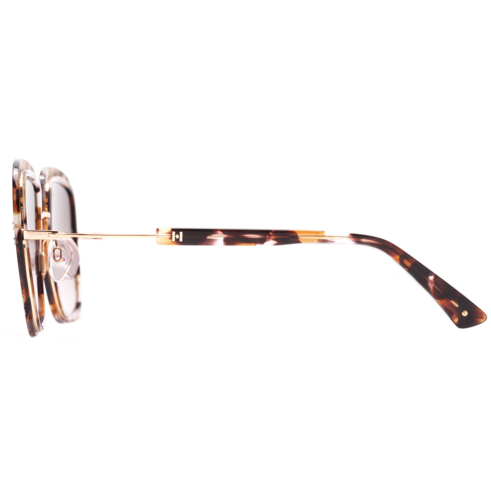 Hickmann HI 3149 G21 Marrom Mesclado / Marrom Degradê - Lente 5,3 cm  - Sol
