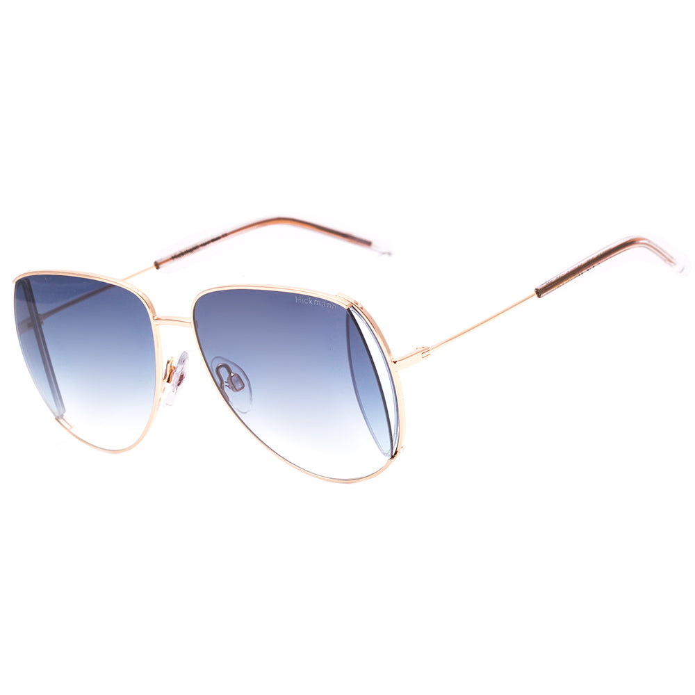 Hickmann HI 3143 04C Dourado Brilho / Azul Degradê - 55 mm