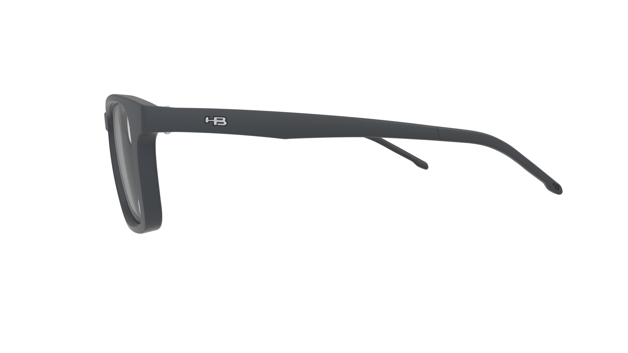 HB 0351 Switch Clip On Matte Graphite / Silver Polarized - Lente 5,2 cm