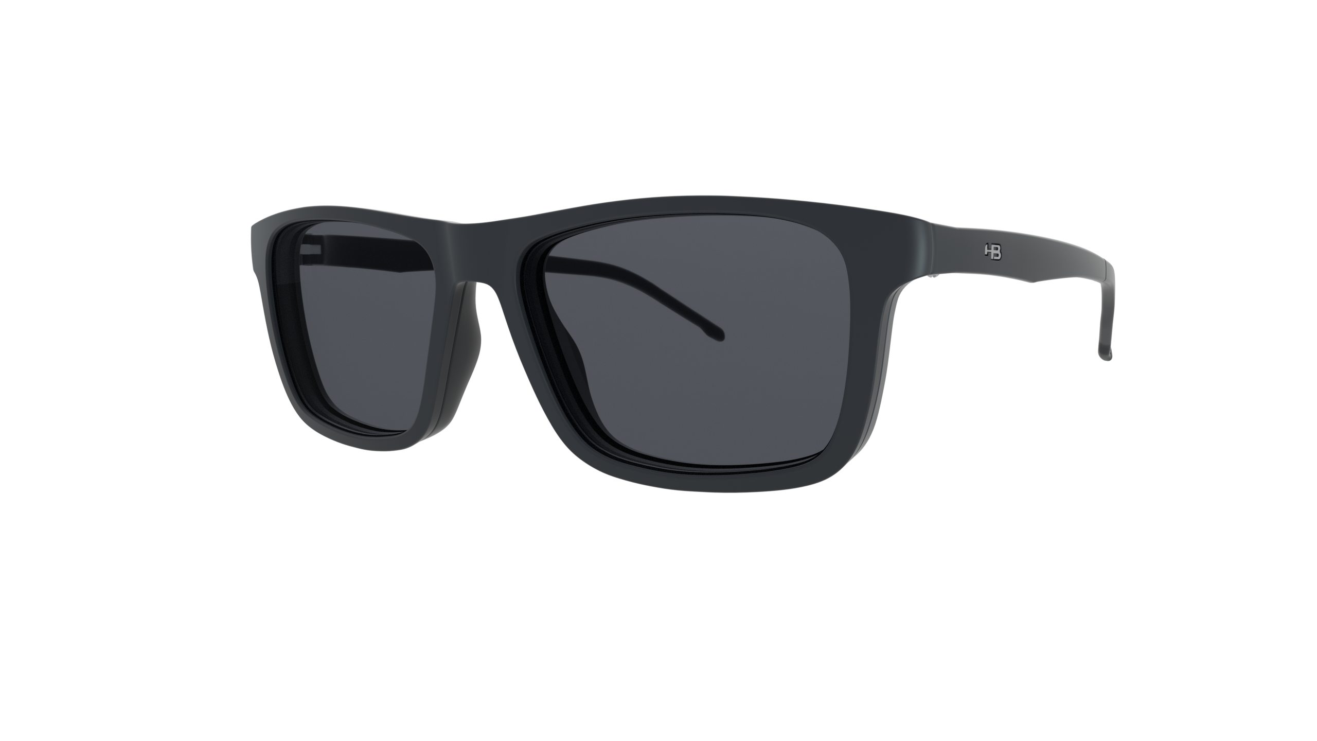 HB 0351 Switch Clip On Matte Graphite / Silver Polarized - Lente 5,2 cm