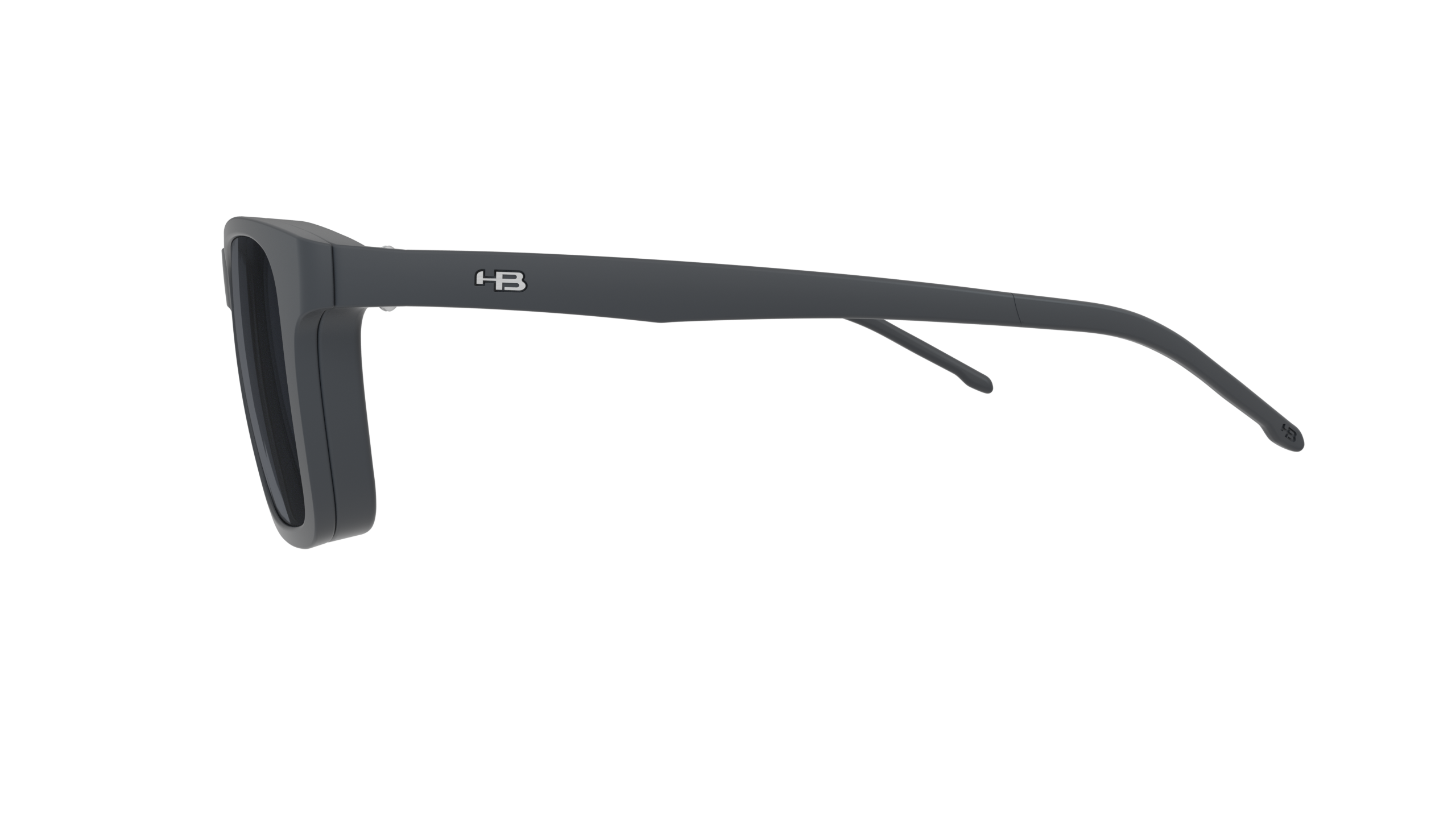 HB 0351 Switch Clip On Matte Graphite / Silver Polarized - Lente 5,2 cm