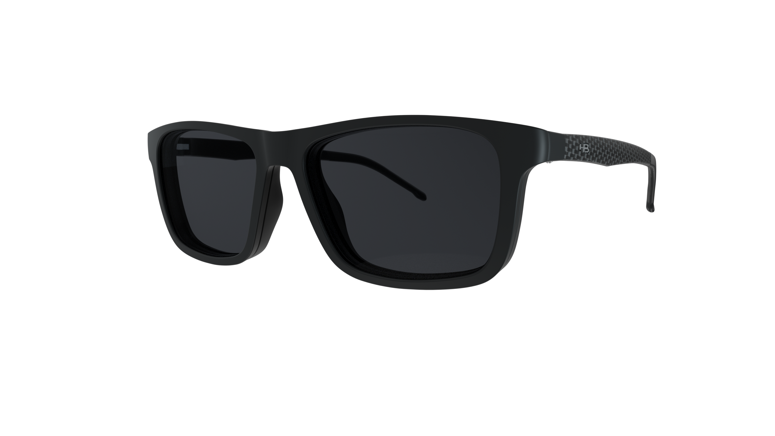 HB 0351 Switch Clip On New Carbon Fiber / Gray Polarized - Lente 5,2 cm - Grau