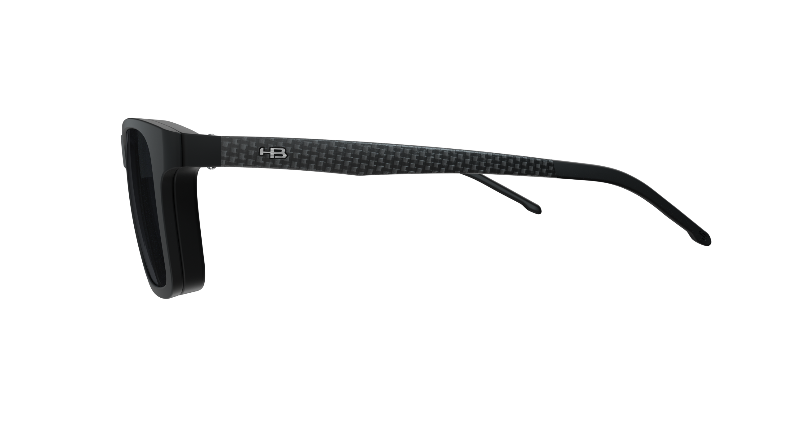 HB 0351 Switch Clip On New Carbon Fiber / Gray Polarized - Lente 5,2 cm - Grau