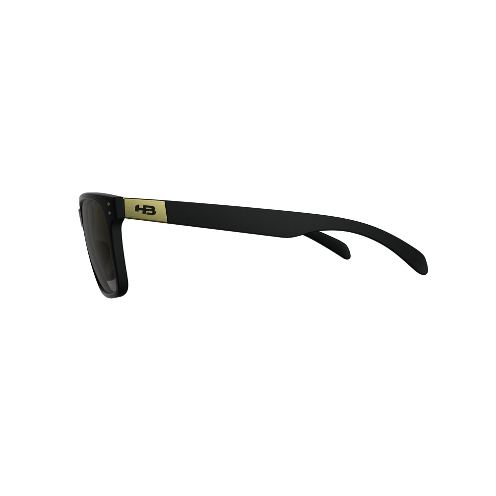 Óculos de Sol HB Gipps II Matte Black / Gold Espelhado - 55 mm