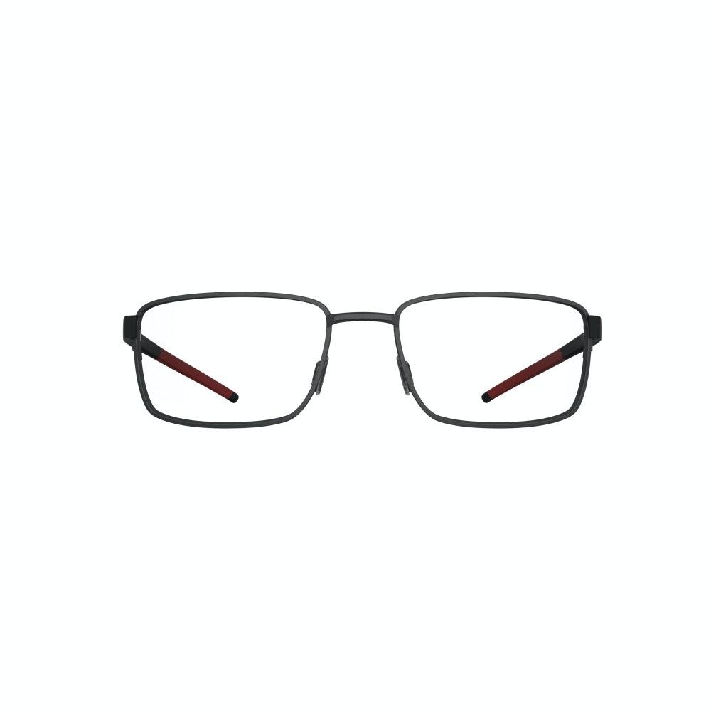 HB Duotech M 93423 Matte Black D. Red - 55 mm - Grau