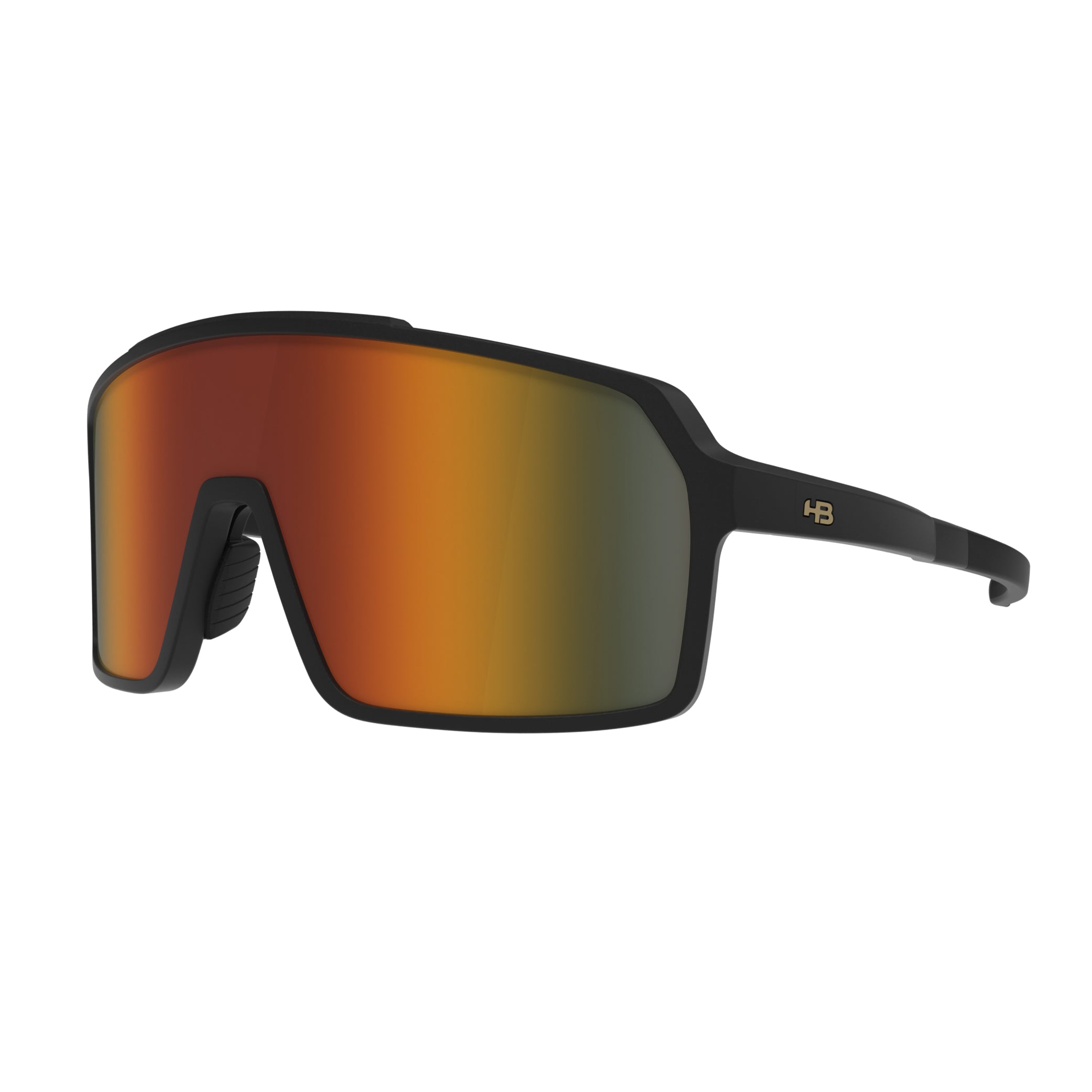 HB Grinder Matte Black/ Orange Espelhado - Sol