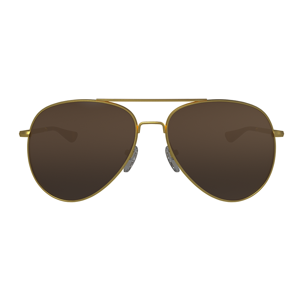 Óculos de Sol HB Khaos Racer Gold C019 / Brown Unico - Lente 5,5 cm