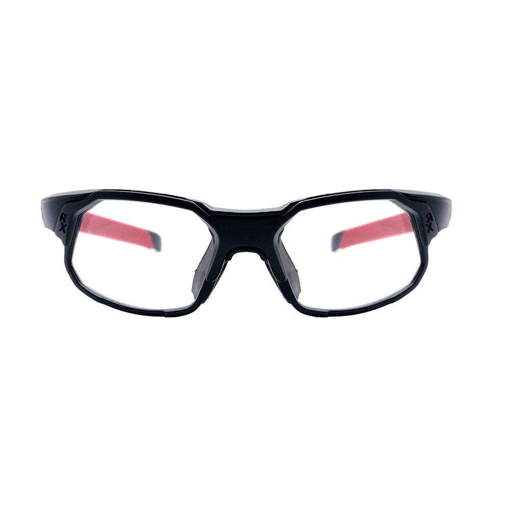 HB Rush Clip On Matte Navy / Multi Red - Lente 5,3 cm - Grau