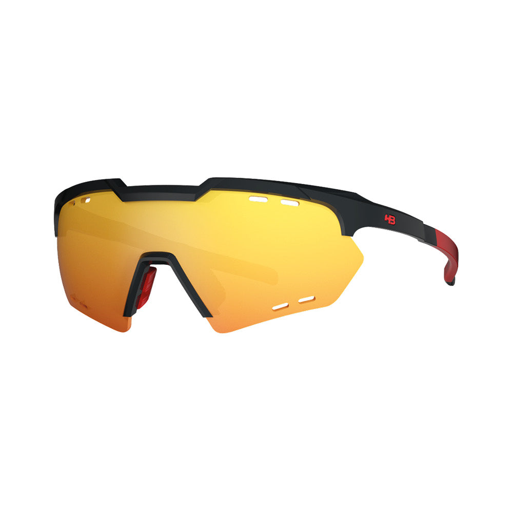 HB Shield Compact Montain Gloss Black / Multi Red Unico