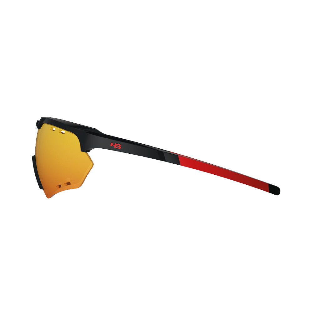 HB Shield Compact Montain Gloss Black / Multi Red Unico