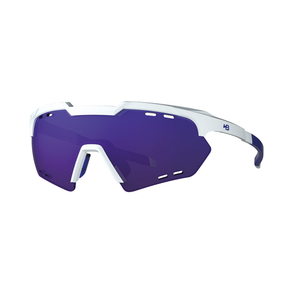HB Shield Compact Road Pearled White / Multi Purple Unico