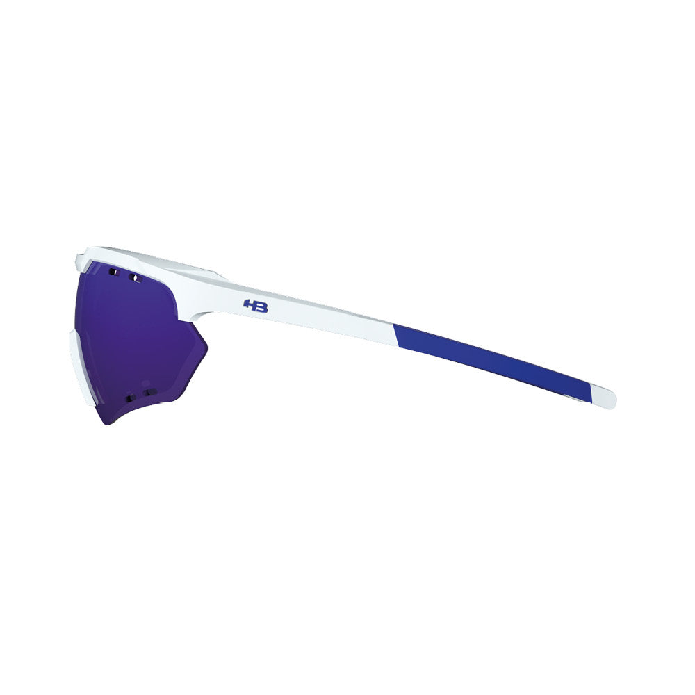 HB Shield Compact Road Pearled White / Multi Purple Unico