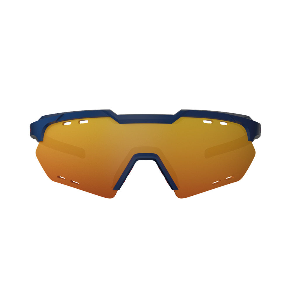 HB Shield Compact Road Matte Navy / Multi Red Unico