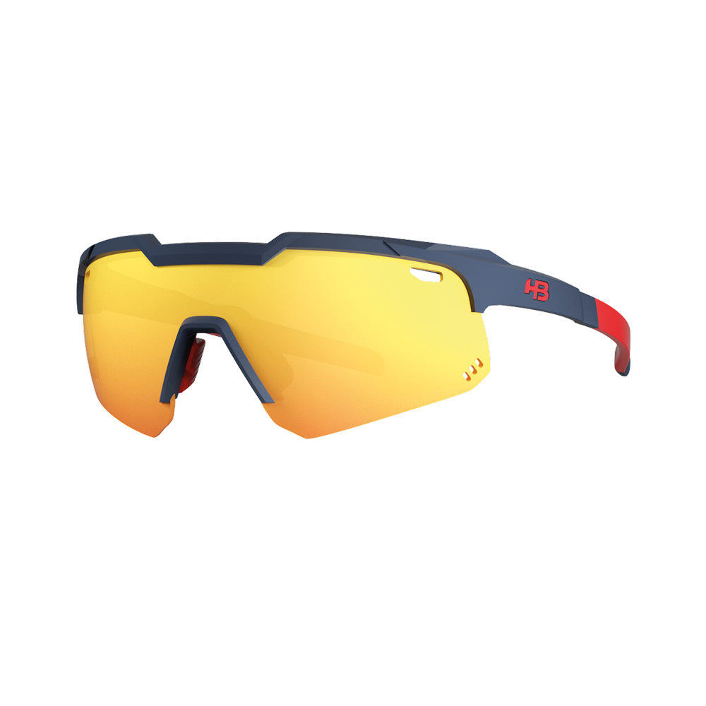 HB Shield Evo Montain Matte Navy / Multi Red Unico