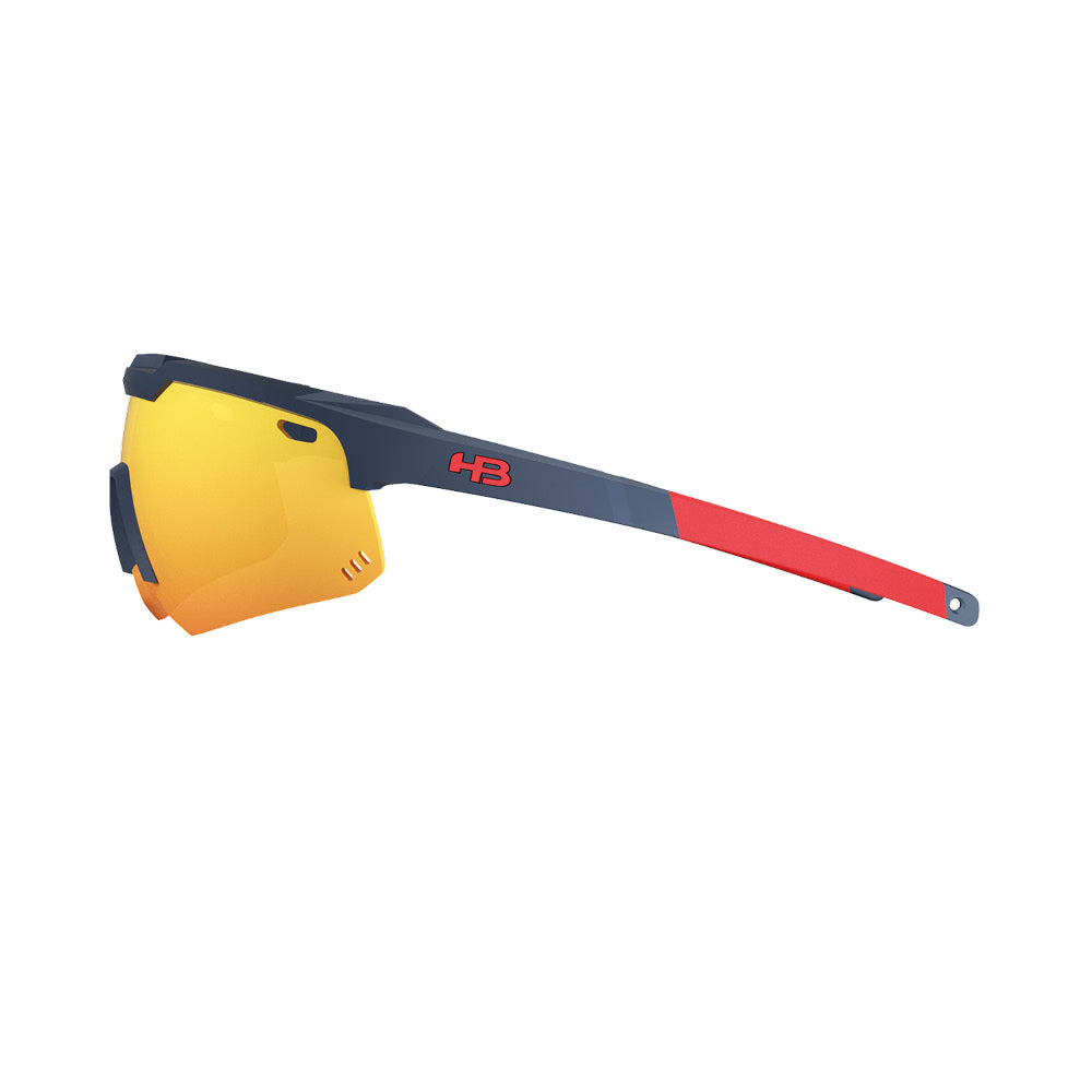 HB Shield Evo Montain Matte Navy / Multi Red Unico