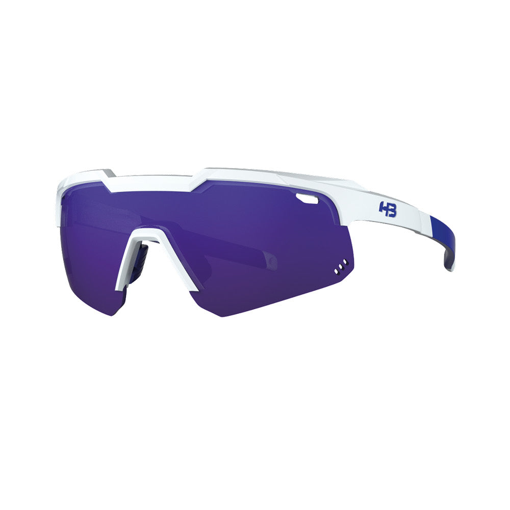 HB Shield Evo Montain Pearled White / Multi Purple Unico