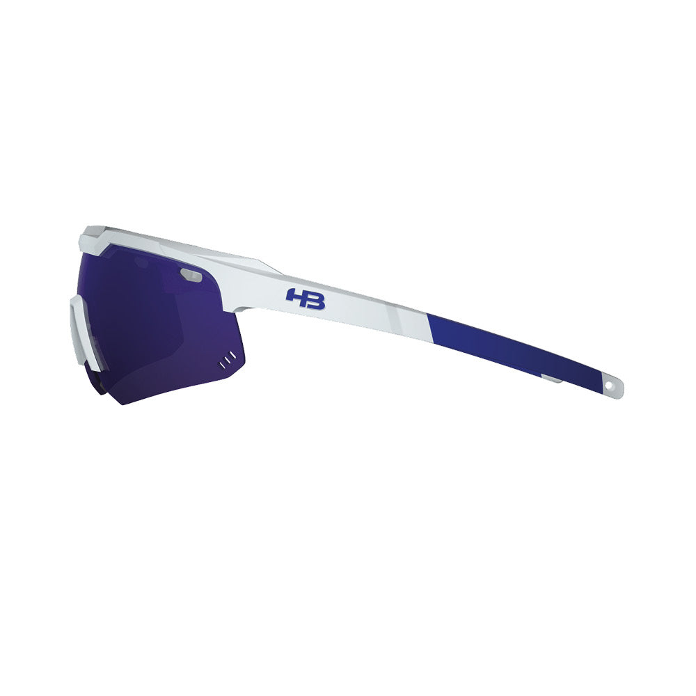 HB Shield Evo Montain Pearled White / Multi Purple Unico