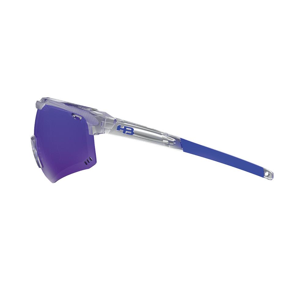 Óculos De Sol Hb Shield Road CLEAR/ MULTI PURPLE UNICO