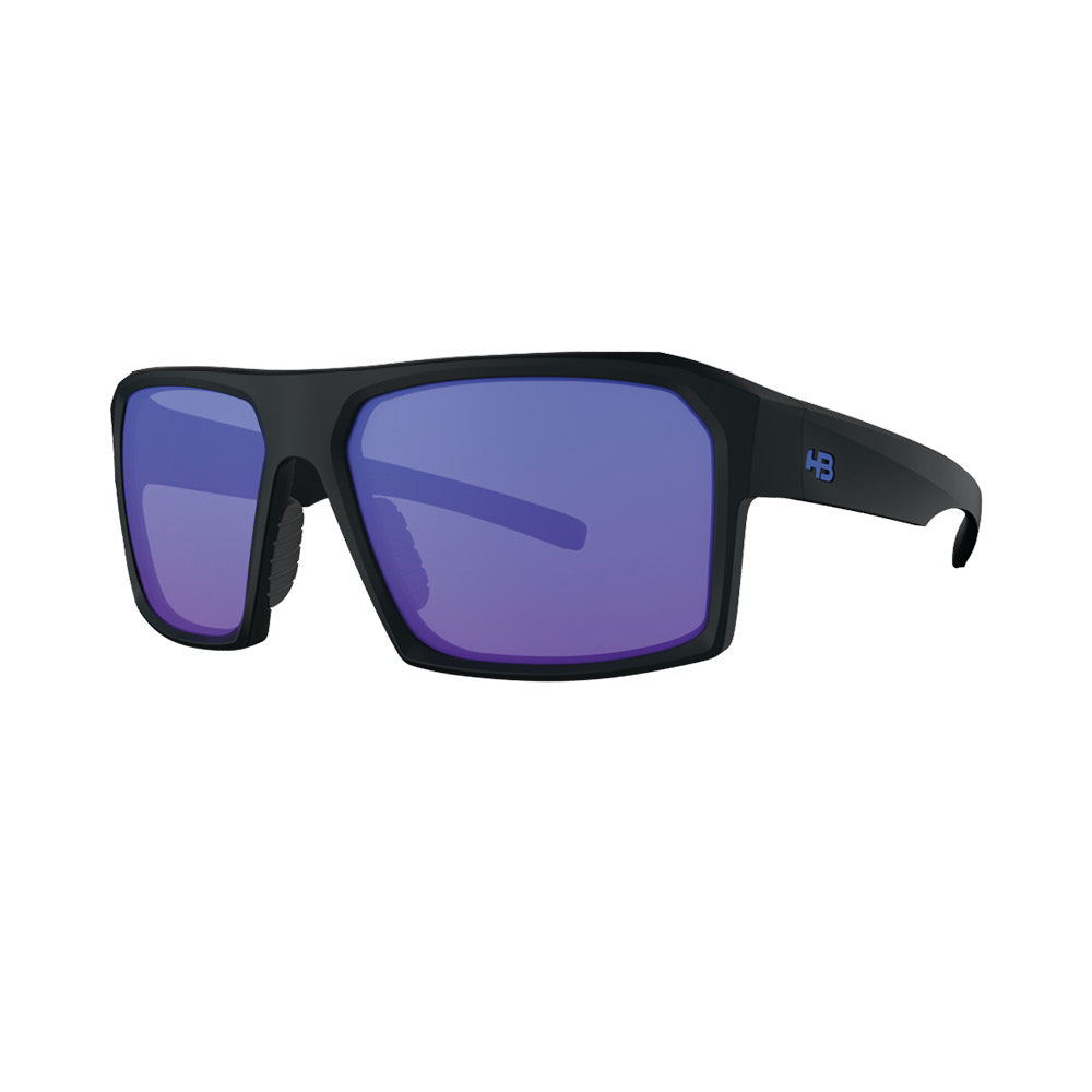 HB Split Carvin Matte Black D. Blue / Blue Polarized Unico