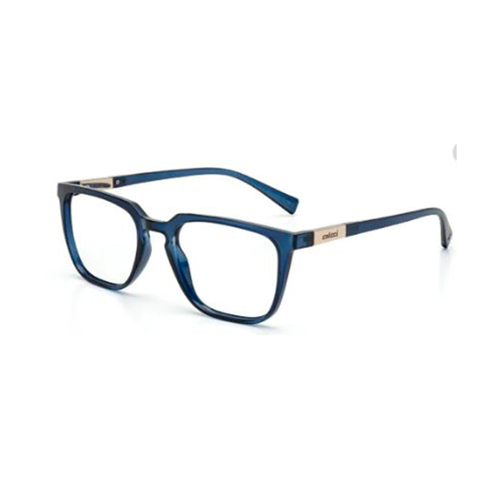 Óculos de Grau Colcci Ada Azul Translúcido Brilho - 52 mm