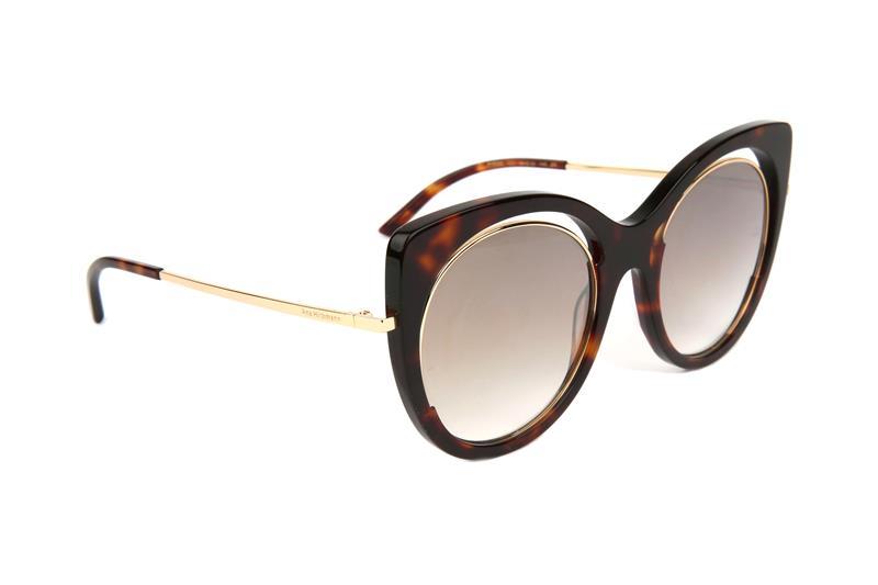 Óculos de Sol Ana Hickmann AH 9265 G21 Marrom Mesclado e Dourado Brilho / Marrom Degradê - Lente 5,4 cm