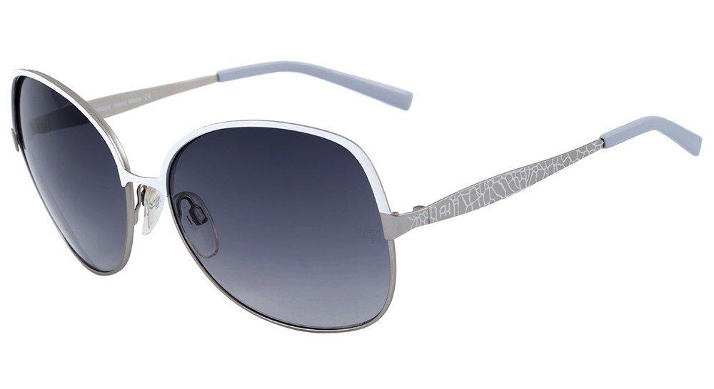 Óculos de Sol Ana Hickmann Ah 3080 08S Branco E Prata/ Preto Degradê