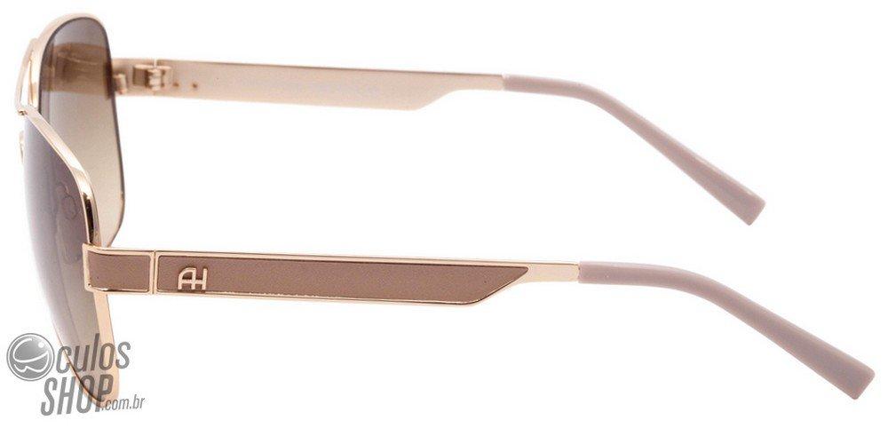 Óculos de Sol Ana Hickmann Ah 3081 04A Dourado Brilho/ Marrom - 59 mm