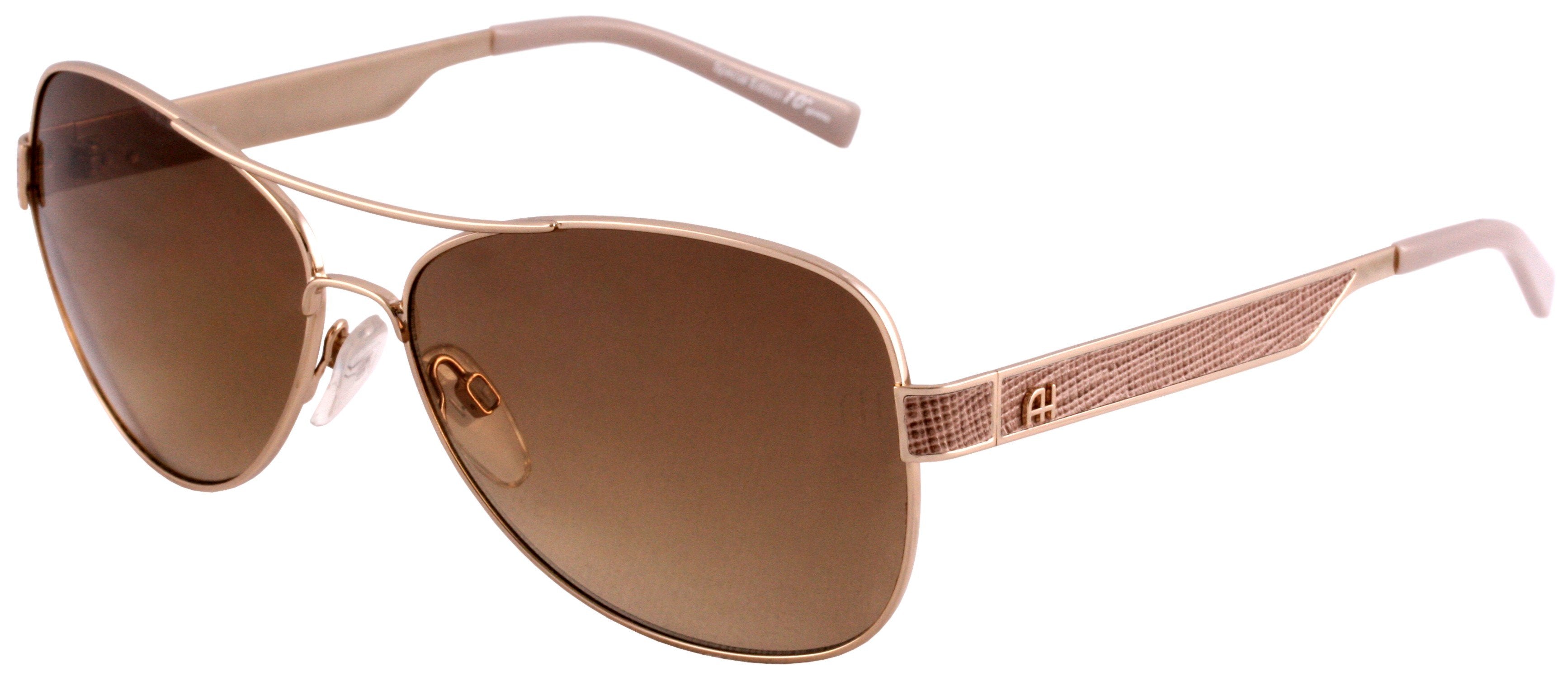 Óculos de Sol Ana Hickmann Ah 3081 04A Dourado Brilho/ Marrom - 59 mm