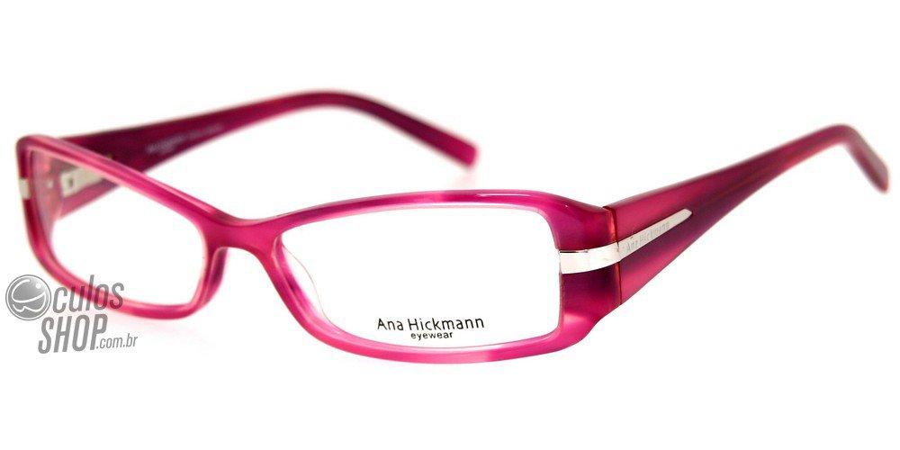 Óculos de Grau Ana Hickmann Ah 6085 F116 - 52 mm