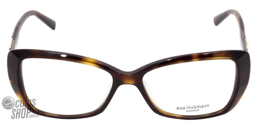 Ana Hickmann AH 6182 G22 Marrom Mesclado e Vermelho - Lente 5,3 cm G24 Marrom Mesclado - Lente 5,3 Cm