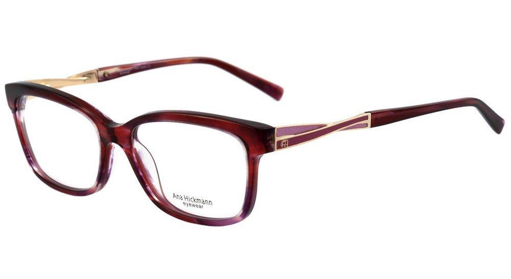 Óculos de Grau Ana Hickmann Ah 6221 E04 Vermelho Translúcido - 54 mm