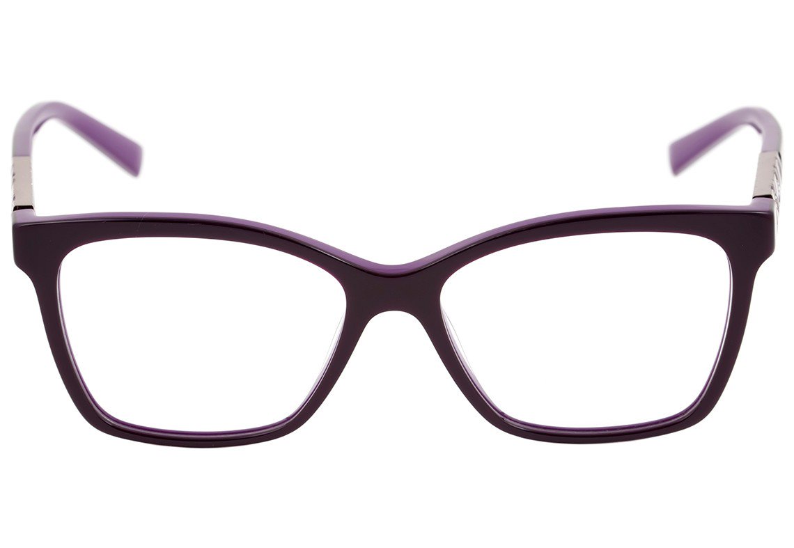 Óculos de Grau Ana Hickmann Ah 6253 H02 Roxo E Dourado Brilho - 54 mm