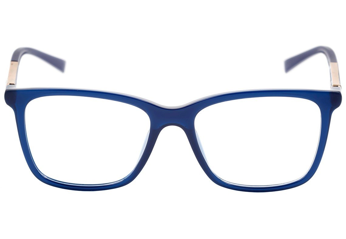 Óculos de Grau Ana Hickmann AH 6268 G21 Marrom Mesclado e Dourado Brilho - 52 mm T01 Azul E Dourado Brilho - 52 mm