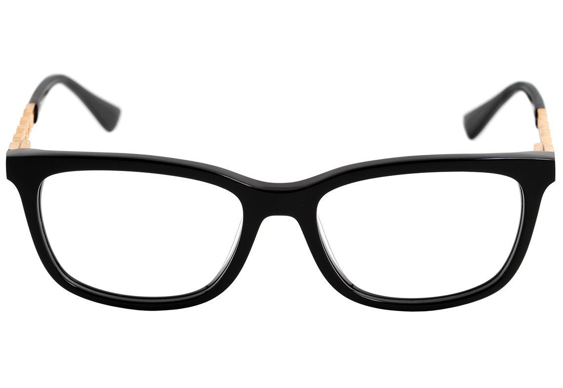 Óculos de Grau Ana Hickmann Ah 6271 A01 Preto E Dourado Brilho - Lente 5,4 Cm