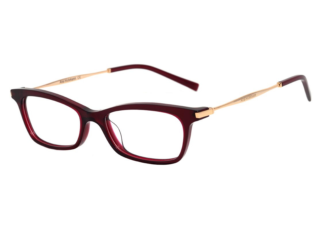 Óculos de Grau Ana Hickmann Ah 6289 Ana Hickmann Ah 6289 T01 Vinho E Dourado Brilho - 51 mm C01 Azul E Dourado Brilho - 51 mm