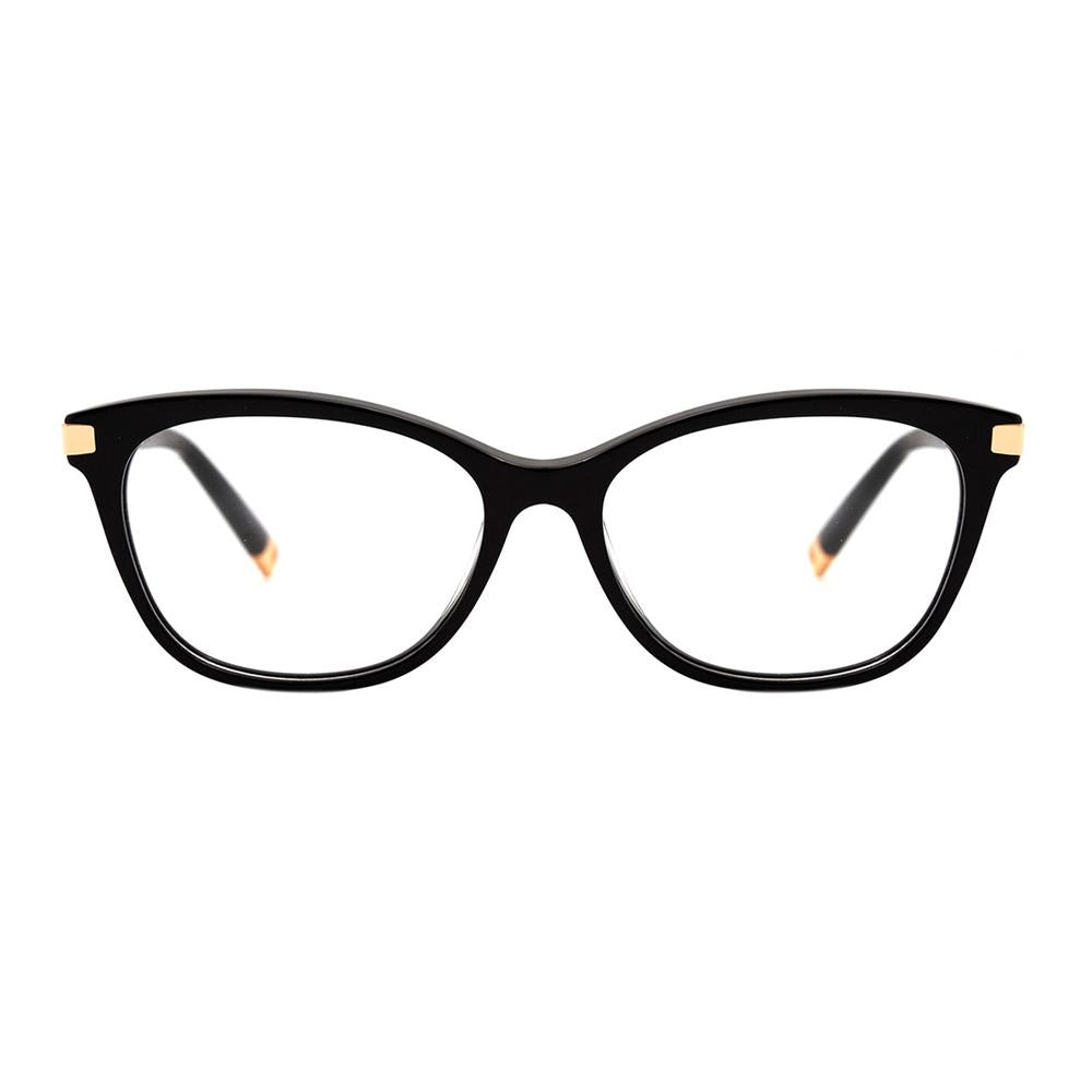 Óculos de Grau Ana Hickmann Ah 6318 A01 Preto Brilho 53 mm