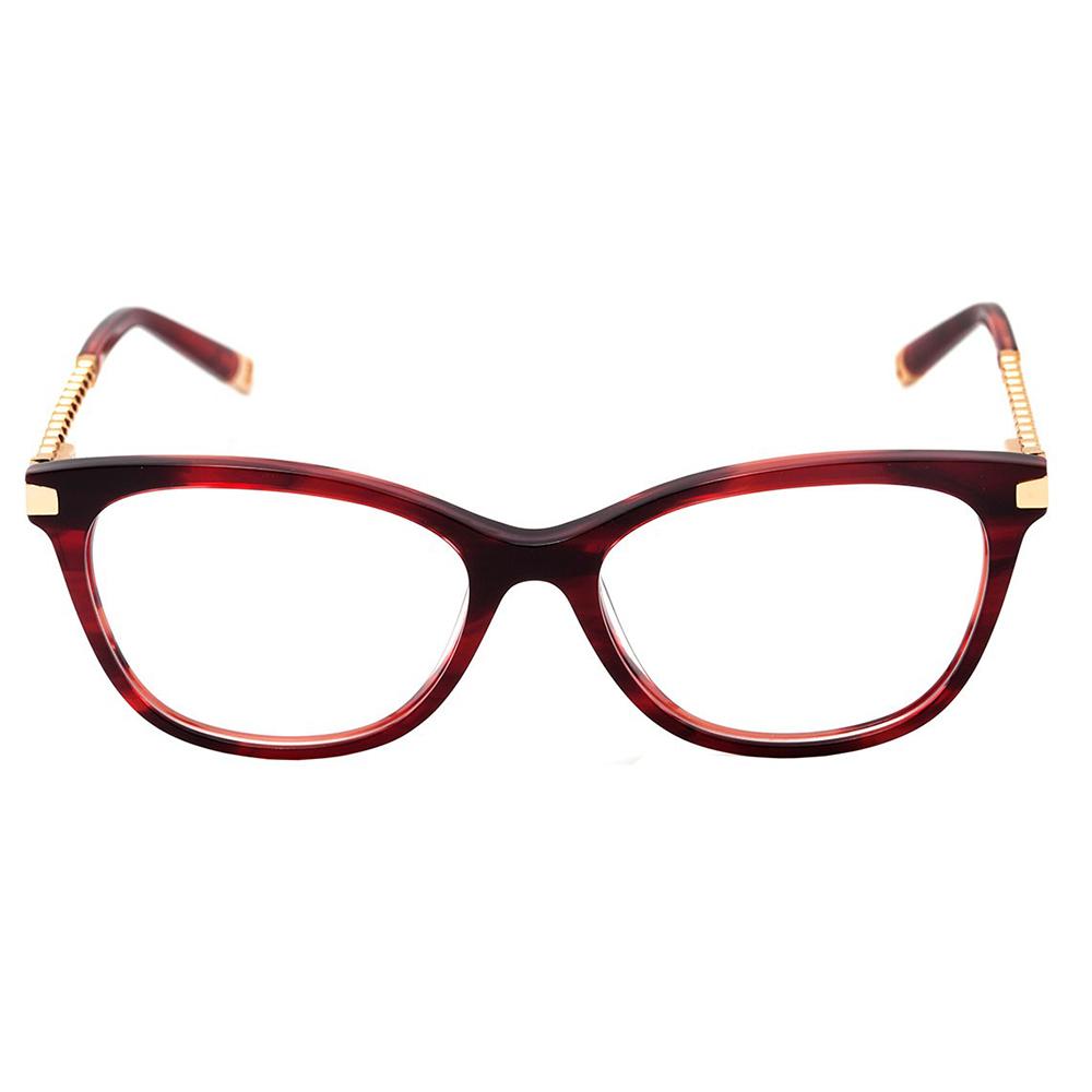 Ana Hickmann Ah 6318 E01 Vinho E Preto Brilho - Lente 5,3 Cm - Grau