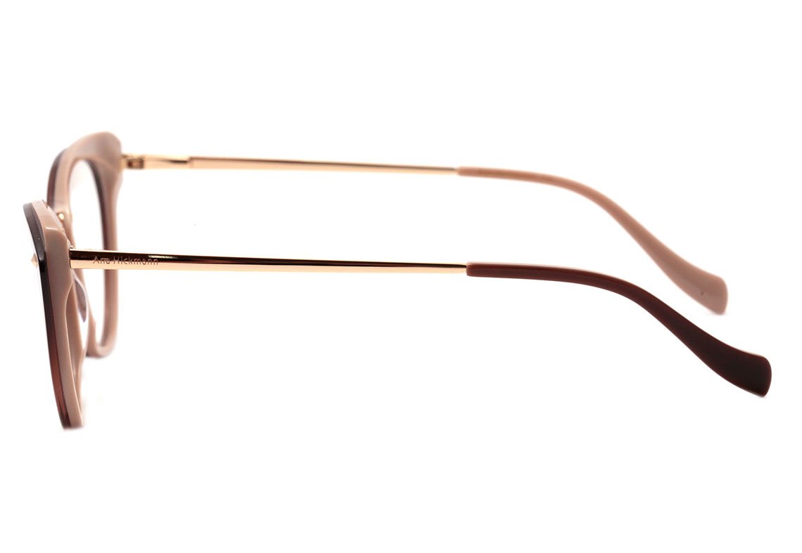 Ana Hickmann AH 6326 H04 Marrom e Bege Brilho - Lente 5,2 cm