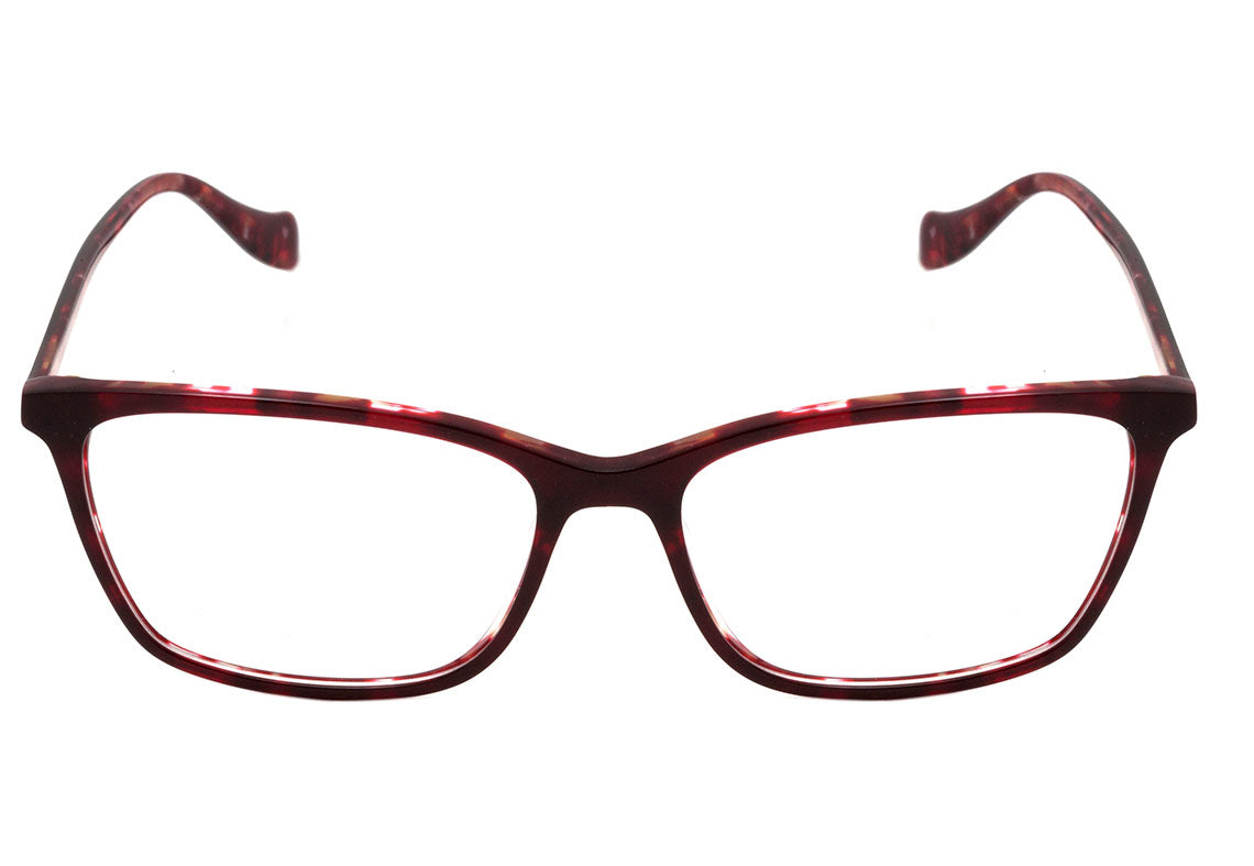 Óculos de Grau Ana Hickmann Ah 6339 H02 Vermelho Mesclado Brilho Lente 5,6 Cm