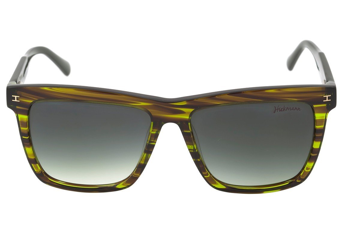 Óculos de Sol Ana Hickmann Ah 9010 E01 Verde Mesclado Brilho/ Verde Degradê - 54 mm