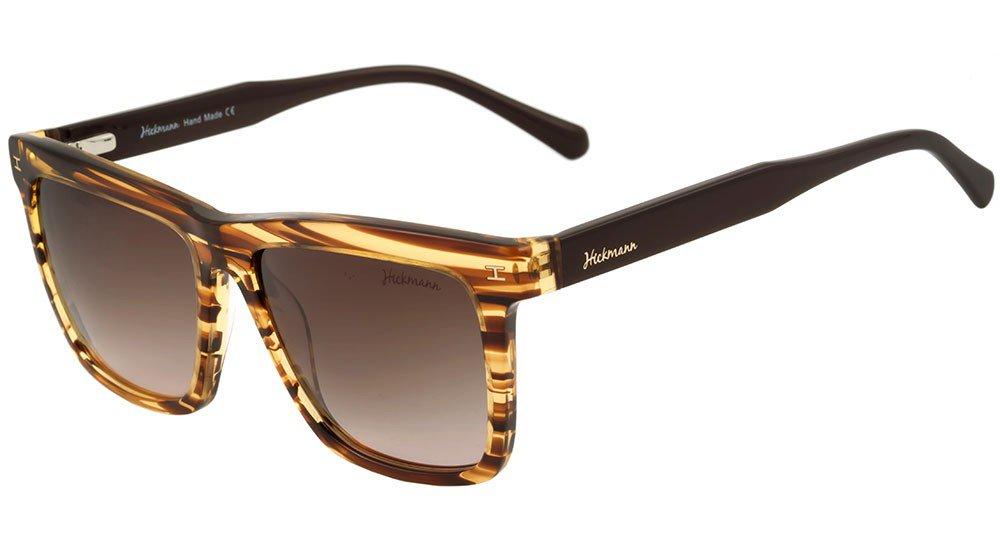 Óculos de Sol Ana Hickmann Ah 9010 E03 Marrom Mesclado E Brilho/ Marrom Degradê - 54 mm