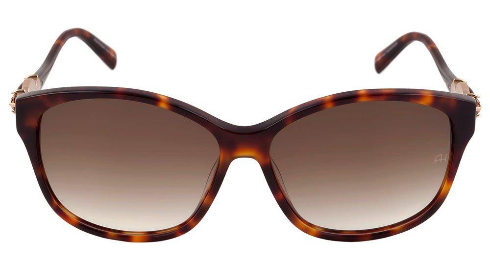 Óculos de Sol Ana Hickmann Ah 9186 G21 Marrom Mesclado/ Marrom Degradê - 59 mm