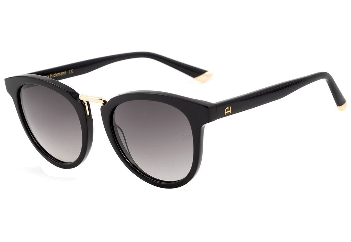 Óculos de Sol Ana Hickmann Ah 9222 G21 Marrom Mesclado E Dourado Brilho/ Marrom Degradê - 53 mm A01 Preto E Dourado Brilho/ Preto Degradê - 53 mm