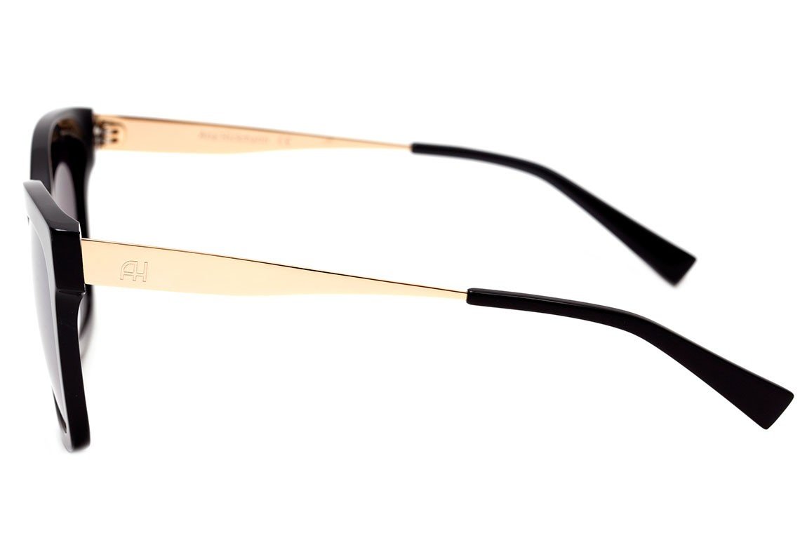 Óculos de Sol Ana Hickmann Ah 9258 G21 Marrom Mesclado E Dourado Brilho/ Marrom Degradê - 55 mm