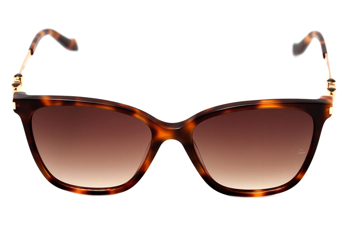 Óculos de Sol Ana Hickmann Ah 9276 G21 Marrom Mesclado Brilho/ Marrom Degradê 54 mm