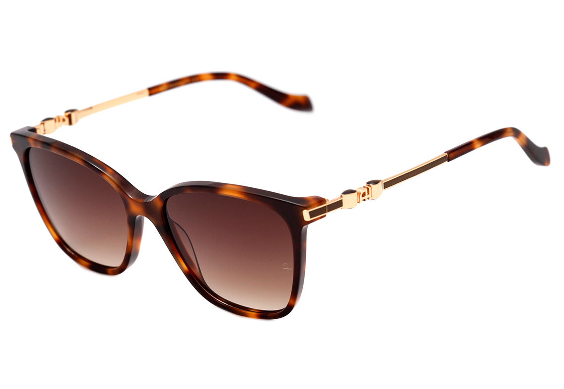 Óculos de Sol Ana Hickmann Ah 9276 G21 Marrom Mesclado Brilho/ Marrom Degradê 54 mm